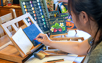 チョークアート教室の写真